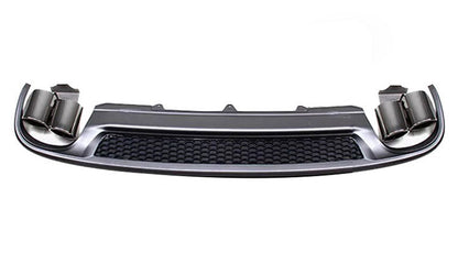 2008-2012 For Audi A4 S4 B8 Rear Diffuser With Tailpipe