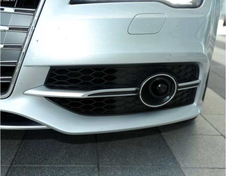 2009-2015 For Audi A7 S7 C7 Front Bumper Down Grille Honeycomb Style S line Fog Light Grilles