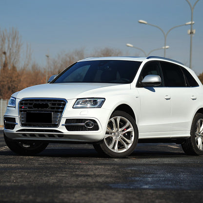 2013-2018 For Audi Q5 SQ5 8R.5/B8.5 Front Bumper Down Grille Honeycomb Style S Line Fog Light Grilles