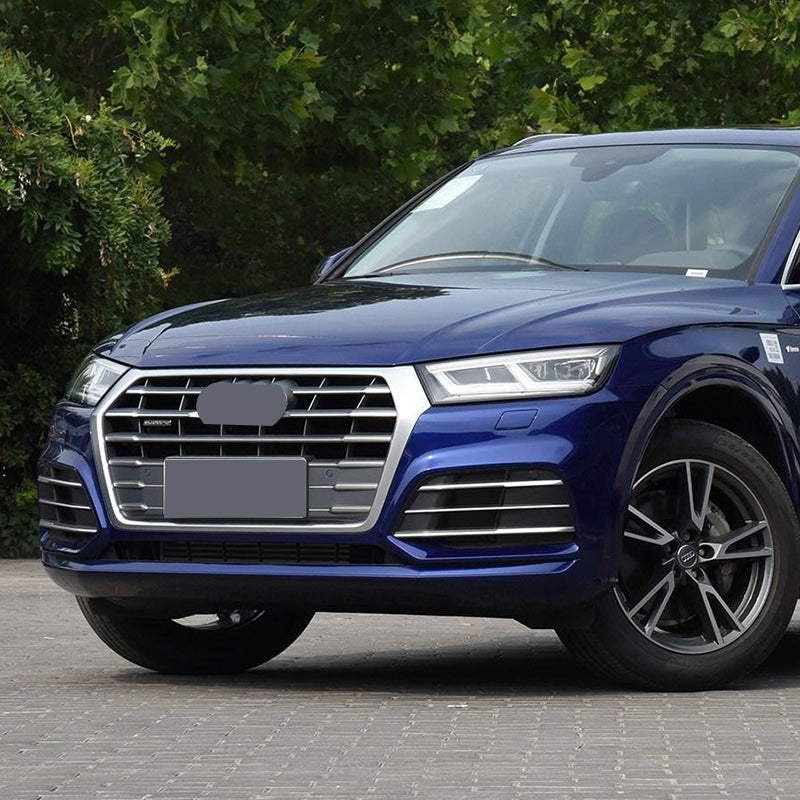 2019-2021 For Audi Q5 SQ5 B9 Front Bumper Down Grille Honeycomb Style S Line Fog Light Grilles