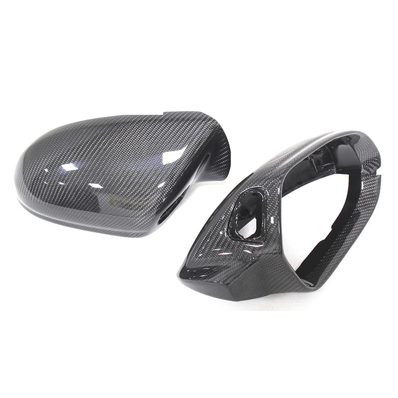 2012-2018 For Audi A6 S6 RS6 C7 C7.5 Carbon Fiber Mirror Caps