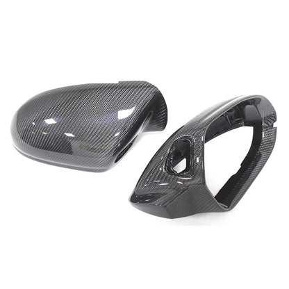 2012-2018 For Audi A6 S6 RS6 C7 C7.5 Carbon Fiber Mirror Caps