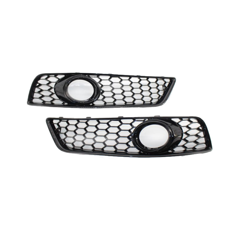 2008-2012 For Audi A3 S3 8P.5 8PA Front Bumper Down Grille Honeycomb Style Honeycomb Fog Light Grilles