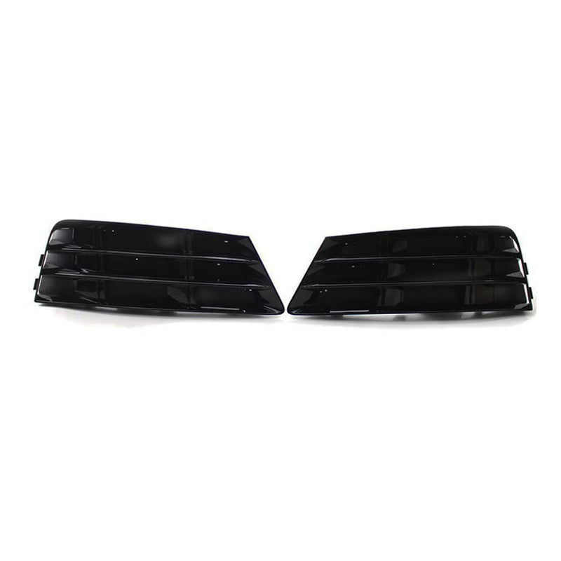 2017-2019 For Audi A4 S4 B9 Front Bumper Down Grille Honeycomb Style Non S line Fog Light Grilles