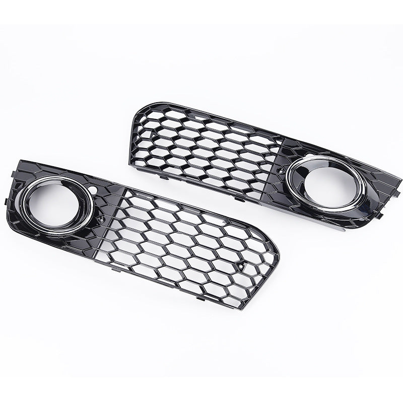 22008-2012 For Audi A4 S4 B8 A4 B8 Front Bumper Down Grille Honeycomb Style Non S line Fog Light Grilles