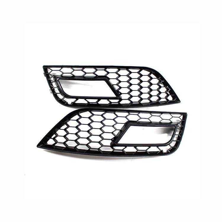 2013-2016 For Audi A4 S4 B8.5 Front Bumper Down Grille Honeycomb Style Non S line Fog Light Grilles