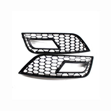2013-2016 For Audi A4 S4 B8.5 Front Bumper Down Grille Honeycomb Style Non S line Fog Light Grilles