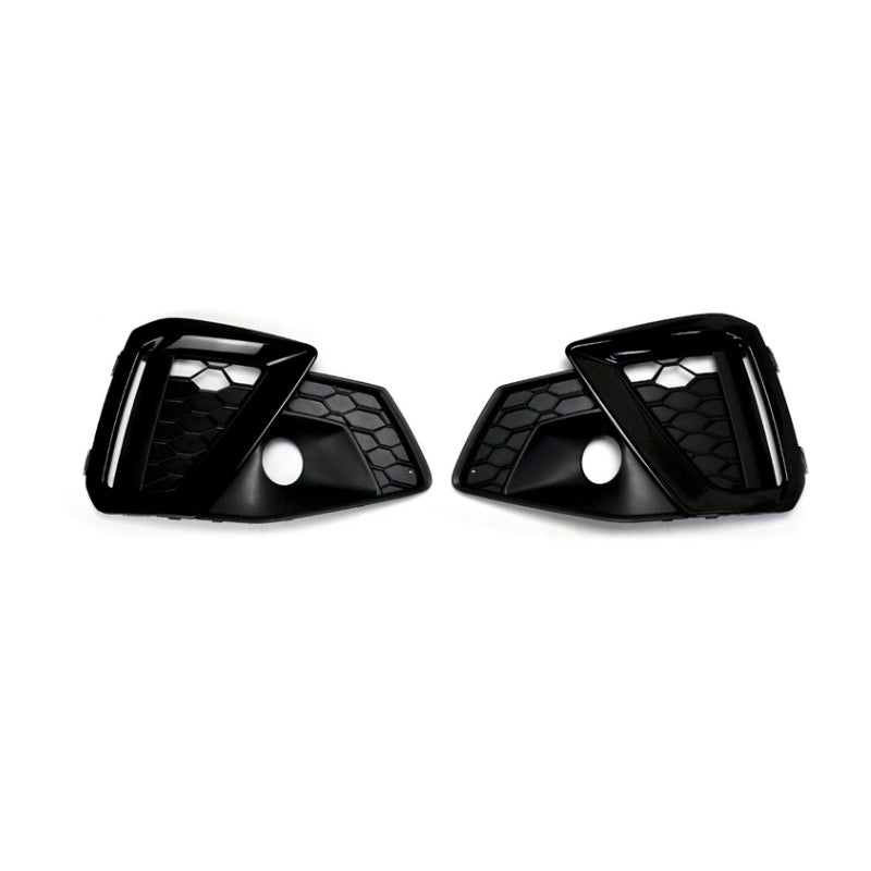2020-2024 For Audi A4 S4 B9.5 Audi Front Bumper Down Grille Honeycomb Style S line Fog Light Grilles