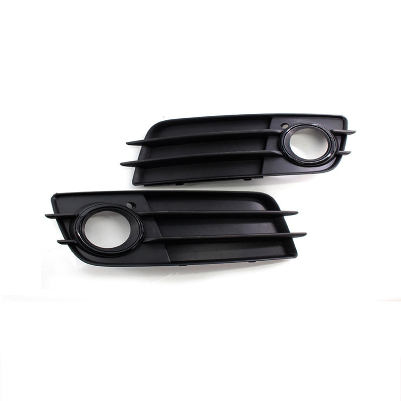 2008-2012 For Audi A4 S4 B8 Front Bumper Down Grille Honeycomb Style S line Fog Light Grilles
