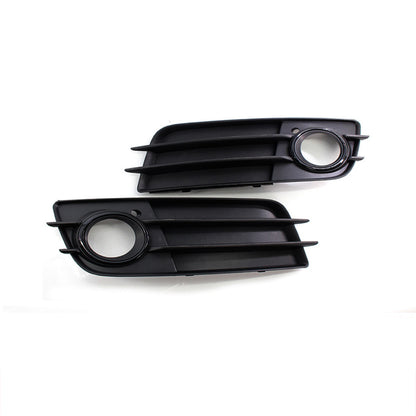 2008-2012 For Audi A4 S4 B8 Front Bumper Down Grille Honeycomb Style S line Fog Light Grilles