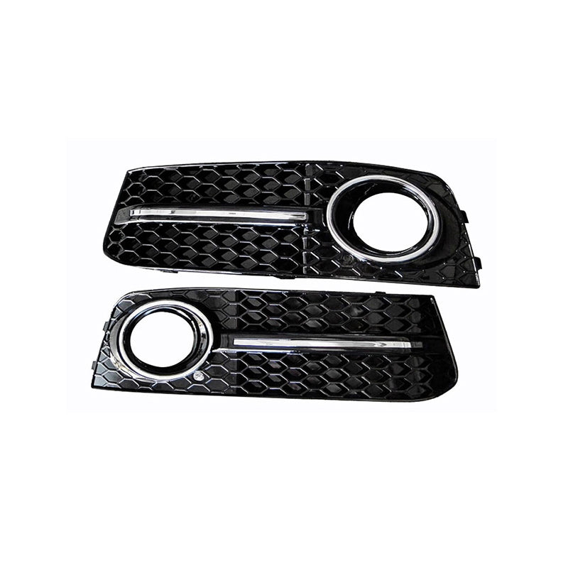 22008-2012 For Audi A4 S4 B8 A4 B8 Front Bumper Down Grille Honeycomb Style Non S line Fog Light Grilles