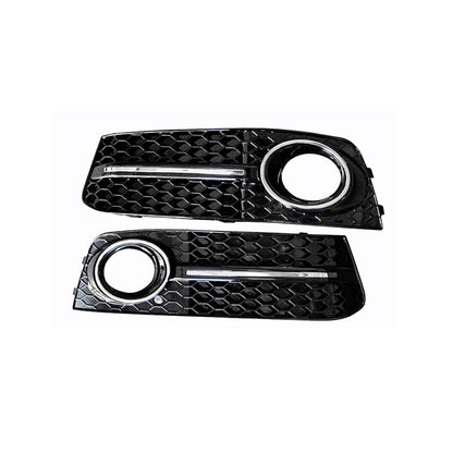 22008-2012 For Audi A4 S4 B8 A4 B8 Front Bumper Down Grille Honeycomb Style Non S line Fog Light Grilles