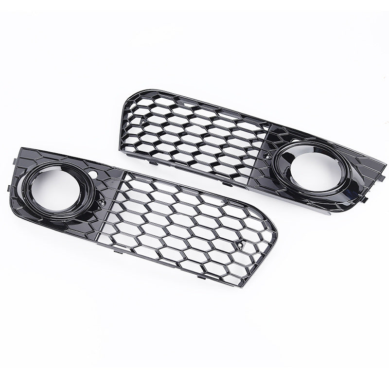 22008-2012 For Audi A4 S4 B8 A4 B8 Front Bumper Down Grille Honeycomb Style Non S line Fog Light Grilles