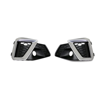 2020-2024 For Audi A4 S4 B9.5 Audi Front Bumper Down Grille Honeycomb Style S line Fog Light Grilles