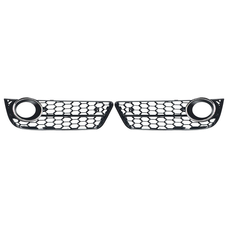 2009-2011 For Audi A5 S5 B8 Front Bumper Down Grille Honeycomb Style Non S line Fog Light Grilles