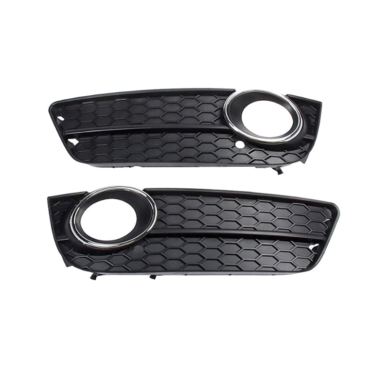 2009-2011 For Audi A5 S5 B8 Front Bumper Down Grille Honeycomb Style Non S line Fog Light Grilles