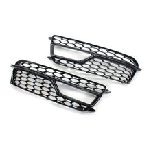 2012-2016 For Audi A5 S5 B8.5 Front Bumper Down Grille Honeycomb Style Fog Light Grilles