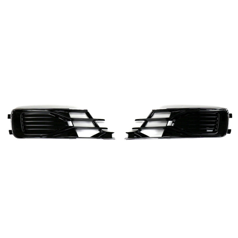 2016-2018 For Audi A6 S6 C7.5 Front Bumper Down Grille Honeycomb Style Non S Line Fog Light Grilles