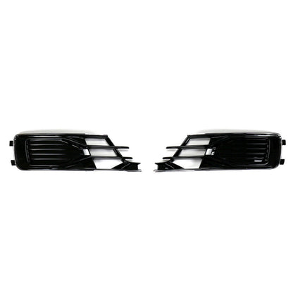 2016-2018 For Audi A6 S6 C7.5 Front Bumper Down Grille Honeycomb Style Non S Line Fog Light Grilles