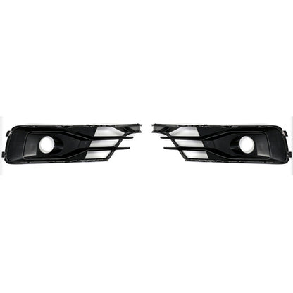 2016-2018 For Audi A6 S6 C7.5 Front Bumper Down Grille Honeycomb Style Non S Line Fog Light Grilles