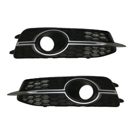 2012-2015 For Audi A6 S6 C7 Front Bumper Down Grille Honeycomb Style S Line Fog Light Grilles