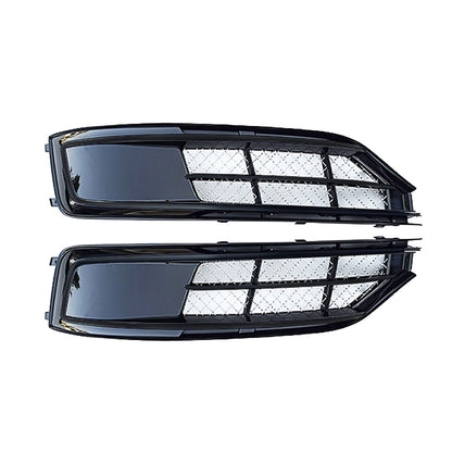 2015-2018 For Audi A8 S8 D4 PA Front Bumper Down Grille Honeycomb Style Non S line Fog Light Grilles