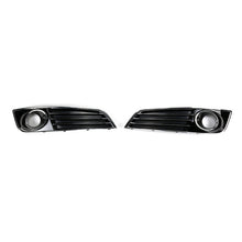 2011-2014 For Audi A8 D4 Front Bumper Down Grille Honeycomb Style Fog Light Grilles