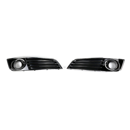 2011-2014 For Audi A8 D4 Front Bumper Down Grille Honeycomb Style Fog Light Grilles