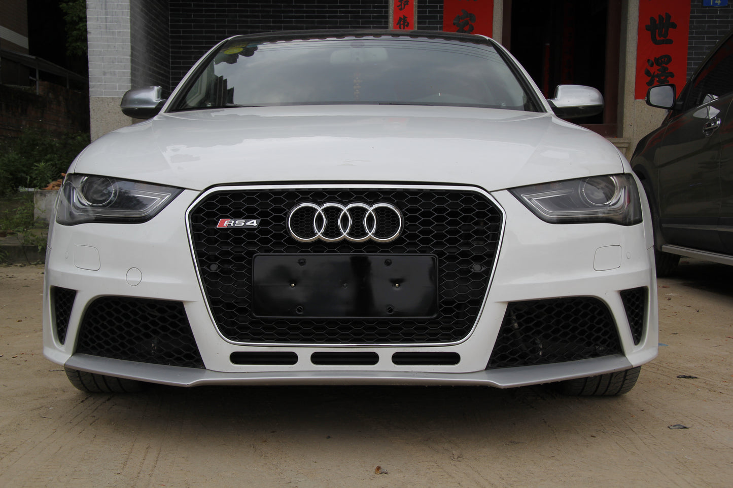 2013-2016 For Audi A4 S4 B8.5 RS4 Style Honeycomb Front Grille