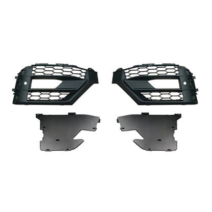 2018-2020 For Audi Q2 SQ2 J11 Front Bumper Down Grille Honeycomb Style Fog Light Grilles