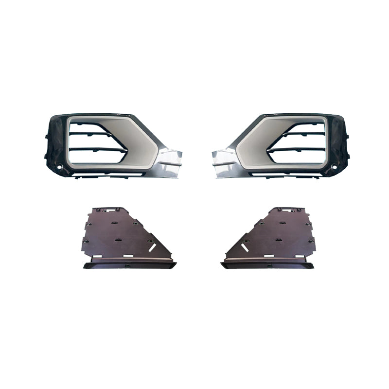 2018-2020 For Audi Q2 SQ2 J11 Front Bumper Down Grille Honeycomb Style Fog Light Grilles