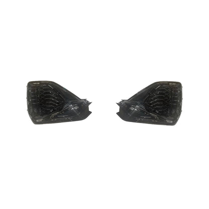 2021-2023 For Audi Q2 SQ2 Front Bumper Down Grille Honeycomb Style Fog Light Grilles