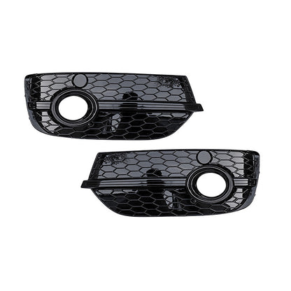 2013-2015 For Audi Q3 SQ3 8U Front Bumper Down Grille Honeycomb Style Fog Light Grilles