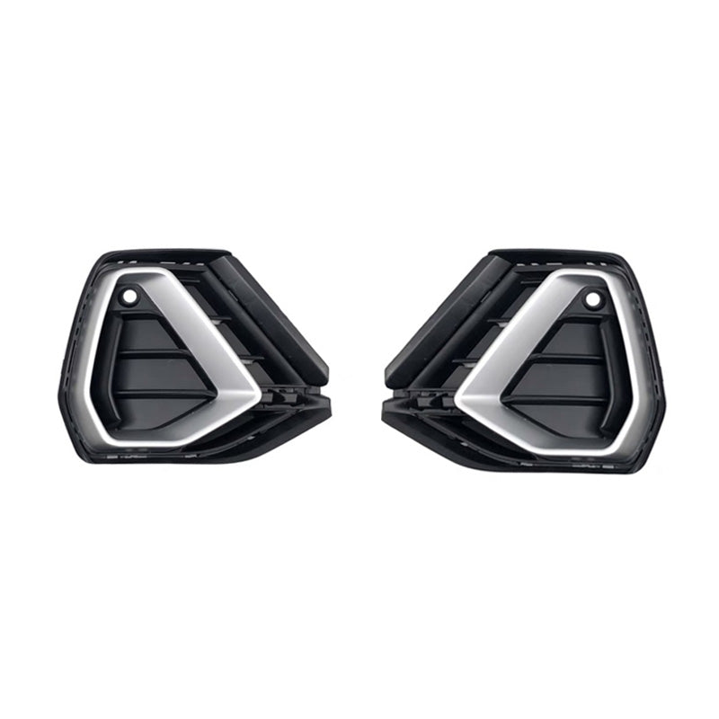 2020-2023 For Audi Q3 SQ3 F3 Front Bumper Down Grille Honeycomb Style Fog Light Grilles