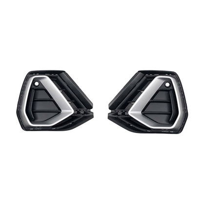 2020-2023 For Audi Q3 SQ3 F3 Front Bumper Down Grille Honeycomb Style Fog Light Grilles