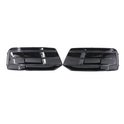 2019-2021 For Audi Q5 SQ5 B9 Front Bumper Down Grille Honeycomb Style Non S Line Fog Light Grilles