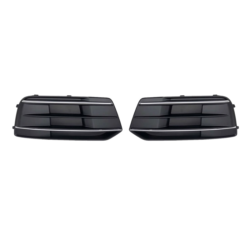 2019-2021 For Audi Q5 SQ5 B9 Front Bumper Down Grille Honeycomb Style Non S Line Fog Light Grilles