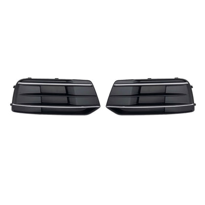 2019-2021 For Audi Q5 SQ5 B9 Front Bumper Down Grille Honeycomb Style Non S Line Fog Light Grilles