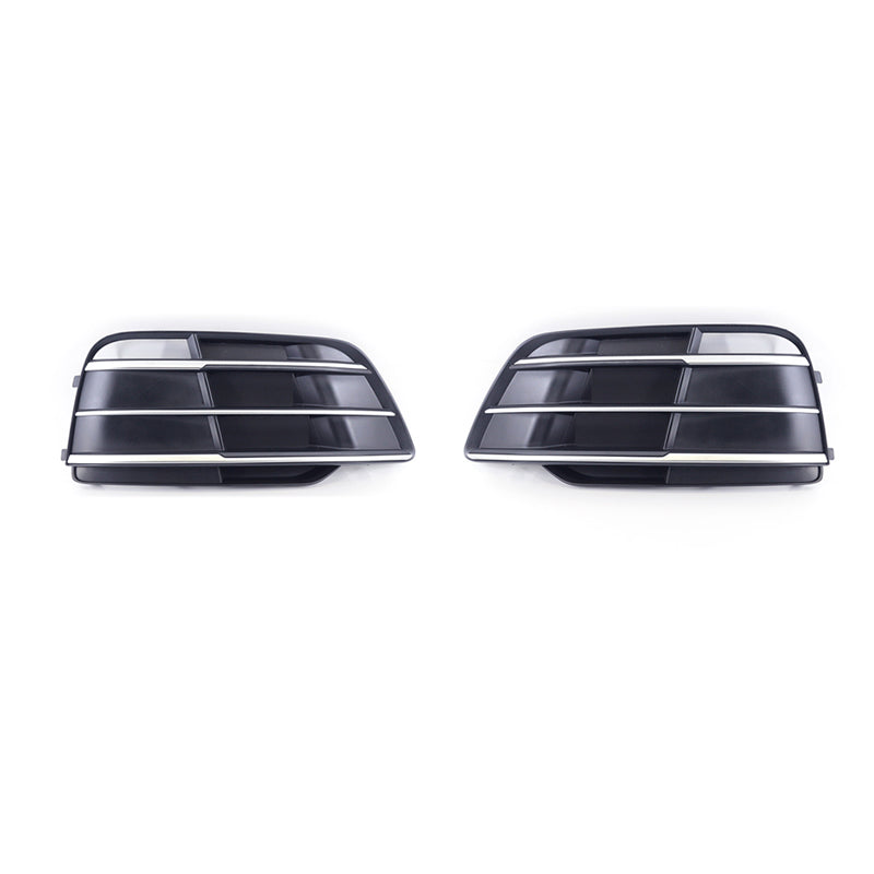 2019-2021 For Audi Q5 SQ5 B9 Front Bumper Down Grille Honeycomb Style S Line Fog Light Grilles
