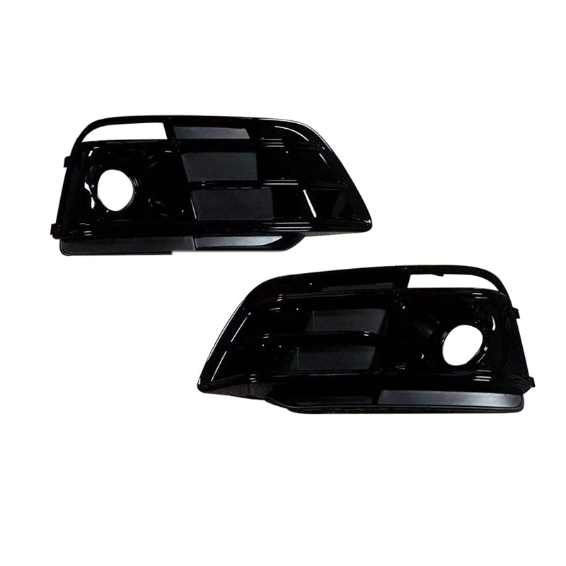 2019-2021 For Audi Q5 SQ5 B9 Front Bumper Down Grille Honeycomb Style S Line Fog Light Grilles