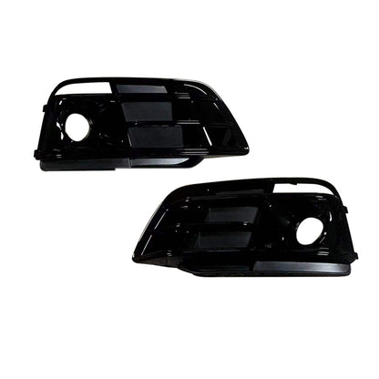 2019-2021 For Audi Q5 SQ5 B9 Front Bumper Down Grille Honeycomb Style S Line Fog Light Grilles