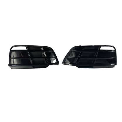 2019-2021 For Audi Q5 SQ5 B9 Front Bumper Down Grille Honeycomb Style S Line Fog Light Grilles