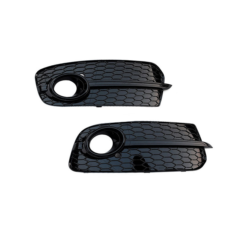 2013-2018 For Audi Q5 SQ5 8R.5/B8.5 Front Bumper Down Grille Honeycomb Style Non S Line Fog Light Grilles