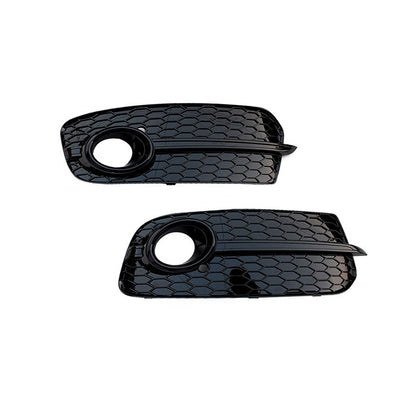 2013-2018 For Audi Q5 SQ5 8R.5/B8.5 Front Bumper Down Grille Honeycomb Style Non S Line Fog Light Grilles