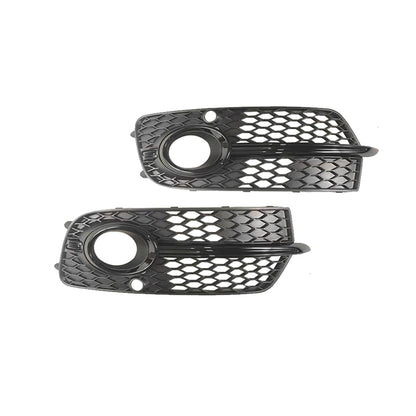2013-2018 For Audi Q5 SQ5 8R.5/B8.5 Front Bumper Down Grille Honeycomb Style S Line Fog Light Grilles
