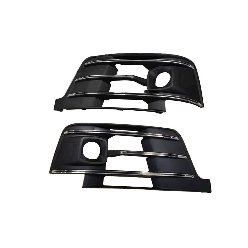 2016-2019 For Audi Q7 SQ7 4M Front Bumper Down Grille Honeycomb Style Fog Light Grilles