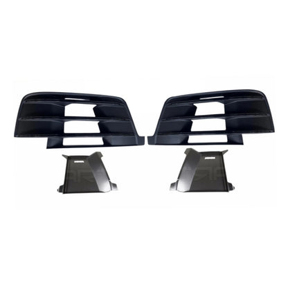2016-2019 For Audi Q7 SQ7 4M Front Bumper Down Grille Honeycomb Style Fog Light Grilles