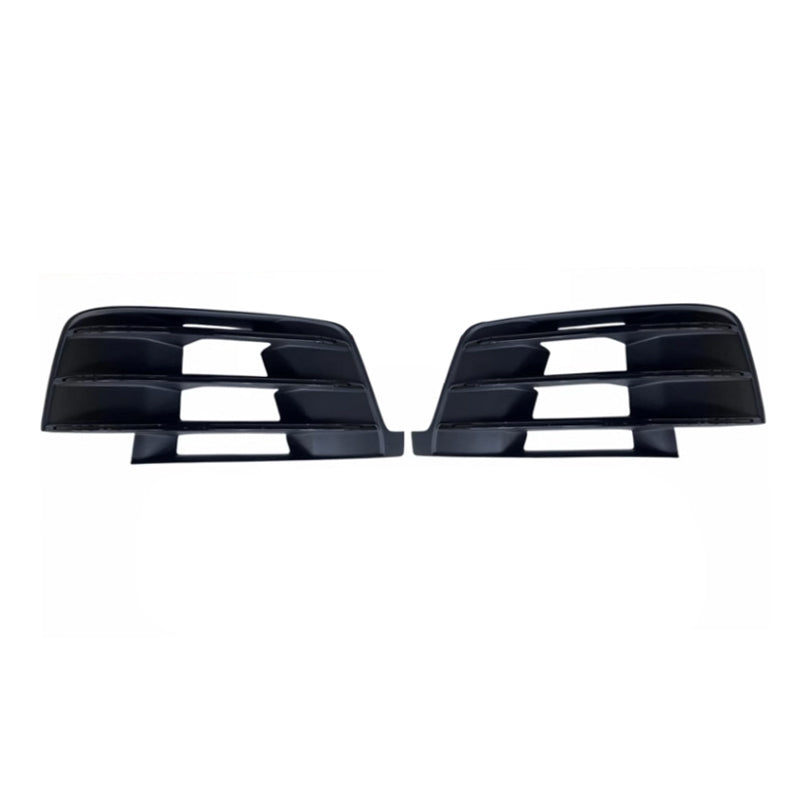 2016-2019 For Audi Q7 SQ7 4M Front Bumper Down Grille Honeycomb Style Fog Light Grilles