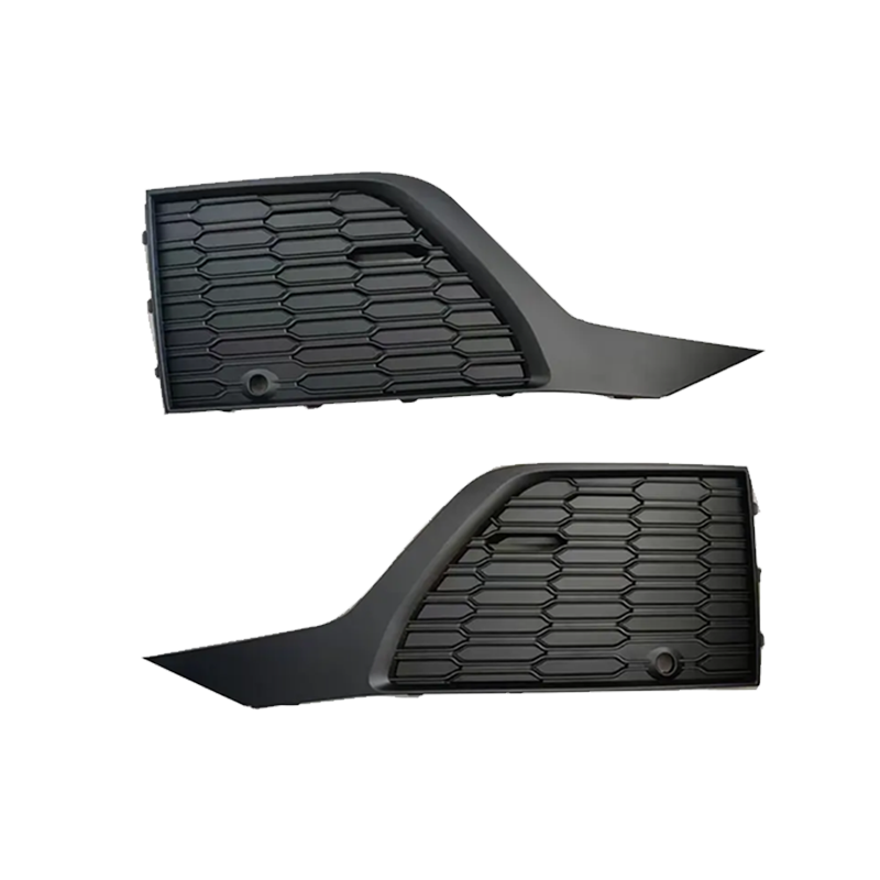 2020-2023 For Audi Q7 SQ7 4M.5 Front Bumper Down Grille Honeycomb Style Fog Light Grilles