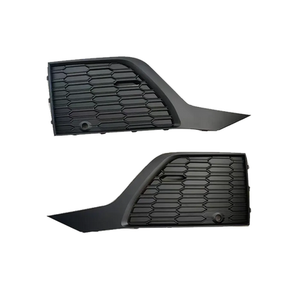2020-2023 For Audi Q7 SQ7 4M.5 Front Bumper Down Grille Honeycomb Style Fog Light Grilles